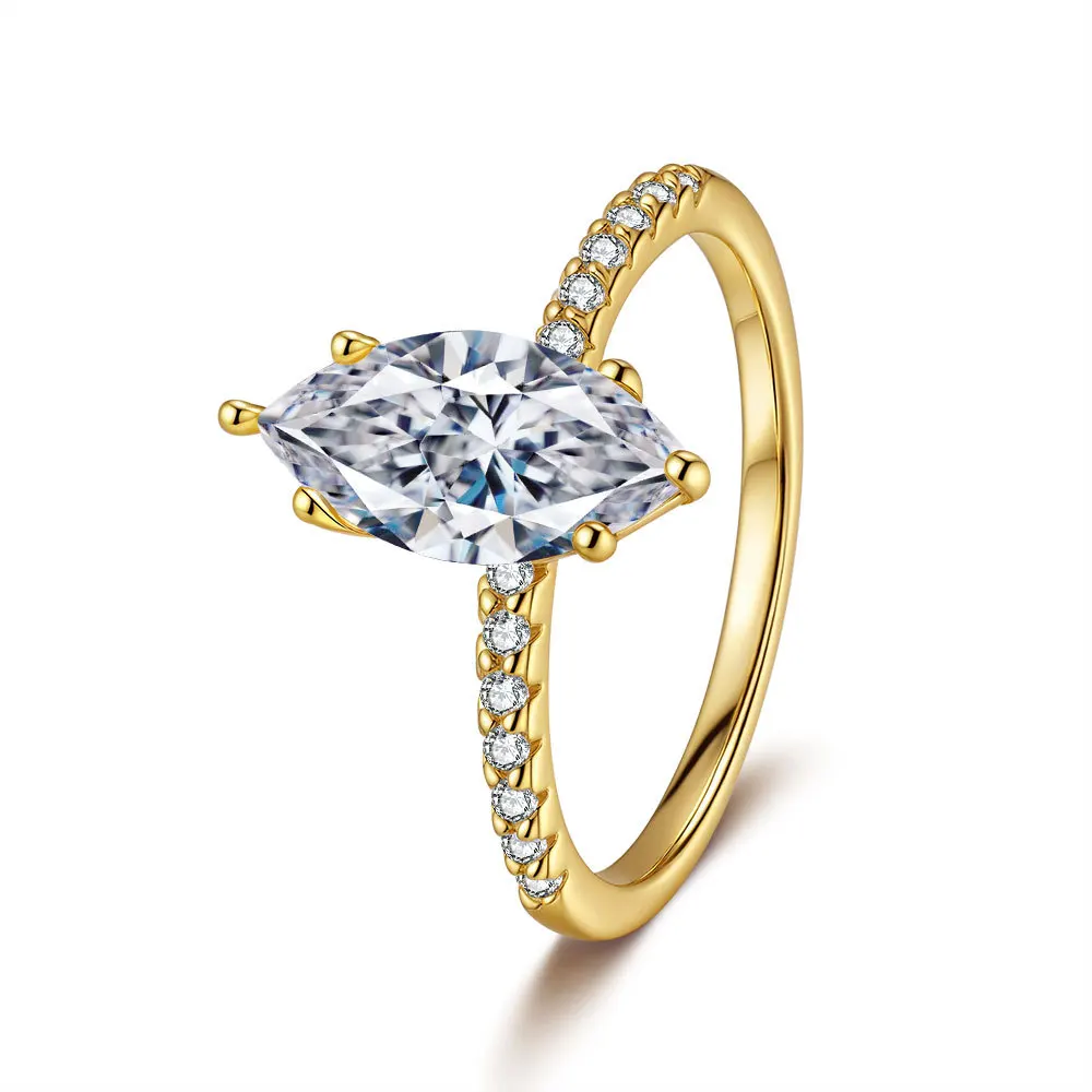 Marquise-Shaped 24K AU999 Gold Women's Ring, 1CT Moissanite - Timeless Classic, Full Luxury Vibe, Daily Commute Versatile
Marquise-Shaped 24K AU999 Gold Women's Ring, 1CT Moissanite - Timeless Classic, Full Luxury Vibe, Daily Commute Versatile