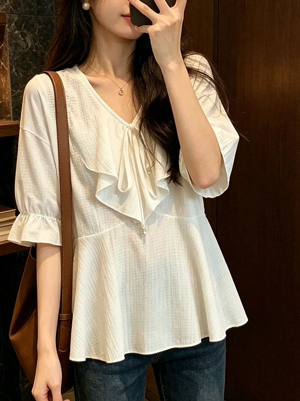 plus Size Summer New Women's Shirt Loose Short Sleeve Slimming T-Shirt Korean Style Commute Pear Shape Body Type Breathable S...
plus Size Summer New Women's Shirt Loose Short Sleeve Slimming T-Shirt Korean Style Commute Pear Shape Body Type Breathable S...