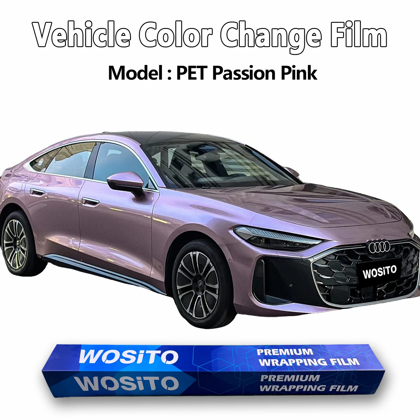 PET Passion Pink Car Wrap Vinyl Film Glossy Full Body Color Change Automotive Styling Wrap Factory Wholesale
PET Passion Pink Car Wrap Vinyl Film Glossy Full Body Color Change Automotive Styling Wrap Factory Wholesale