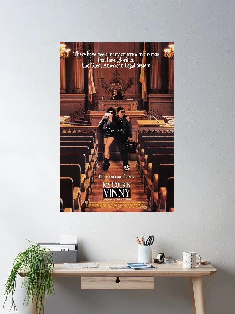 My Cousin Vinny Movie, Art Print Canvas Poster, Living Room Decor, Home Wall Picture
My Cousin Vinny Movie, Art Print Canvas Poster, Living Room Decor, Home Wall Picture