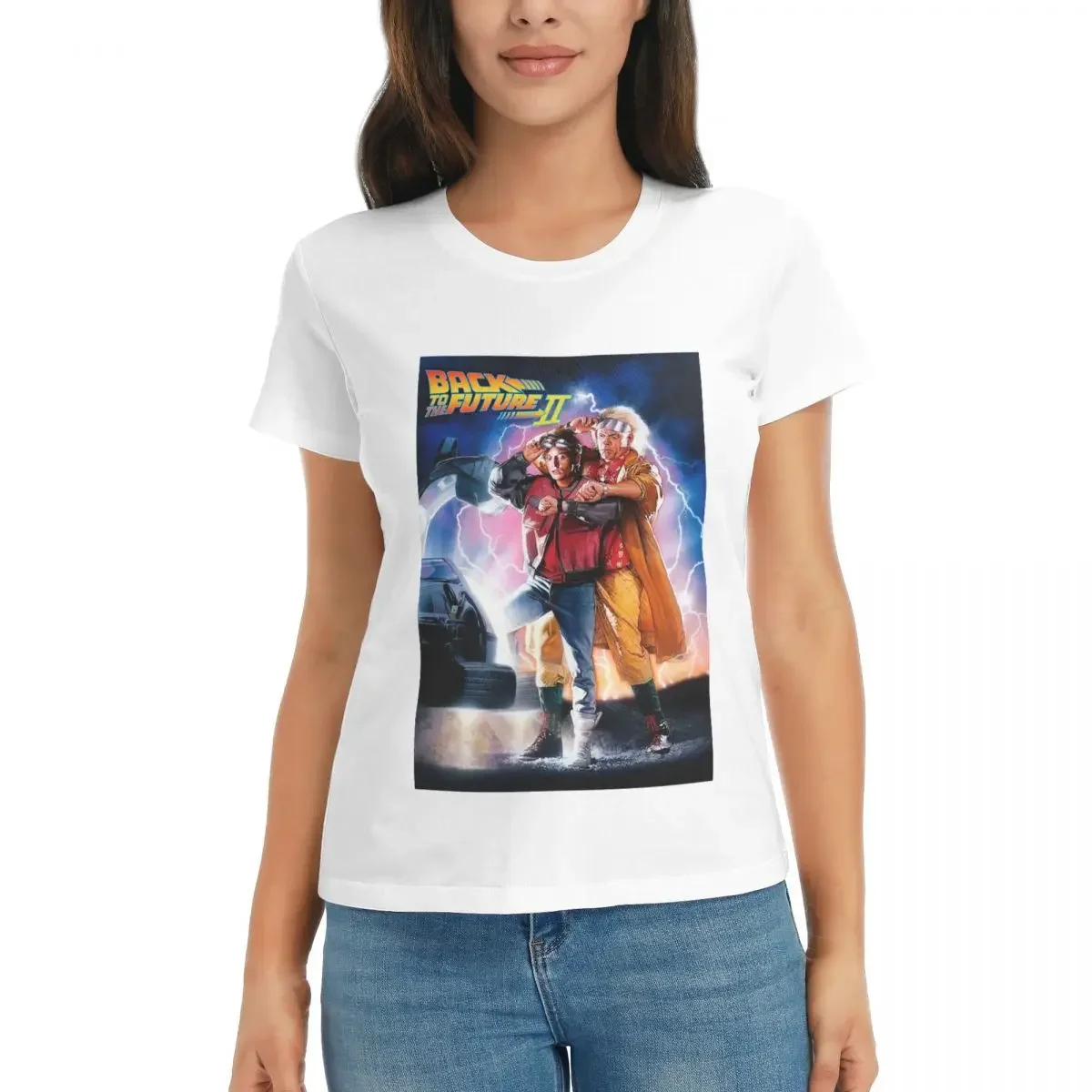 Women T-Shirt Back To The Future Summer Short Sleeve Tees Round Neck Cotton T Shirts Clothes Tops Streetwear
Women T-Shirt Back To The Future Summer Short Sleeve Tees Round Neck Cotton T Shirts Clothes Tops Streetwear