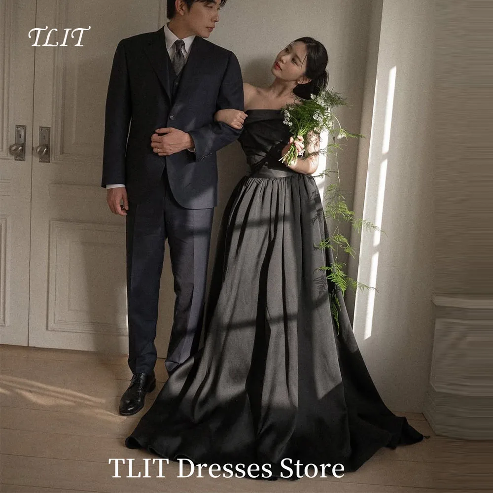 TLIT Elegant Black Evening Dress Chiffon Floor-Length Chiffon Strapless Prom Party Gown Sheat Corset Customized Robes de soirée
TLIT Elegant Black Evening Dress Chiffon Floor-Length Chiffon Strapless Prom Party Gown Sheat Corset Customized Robes de soirée