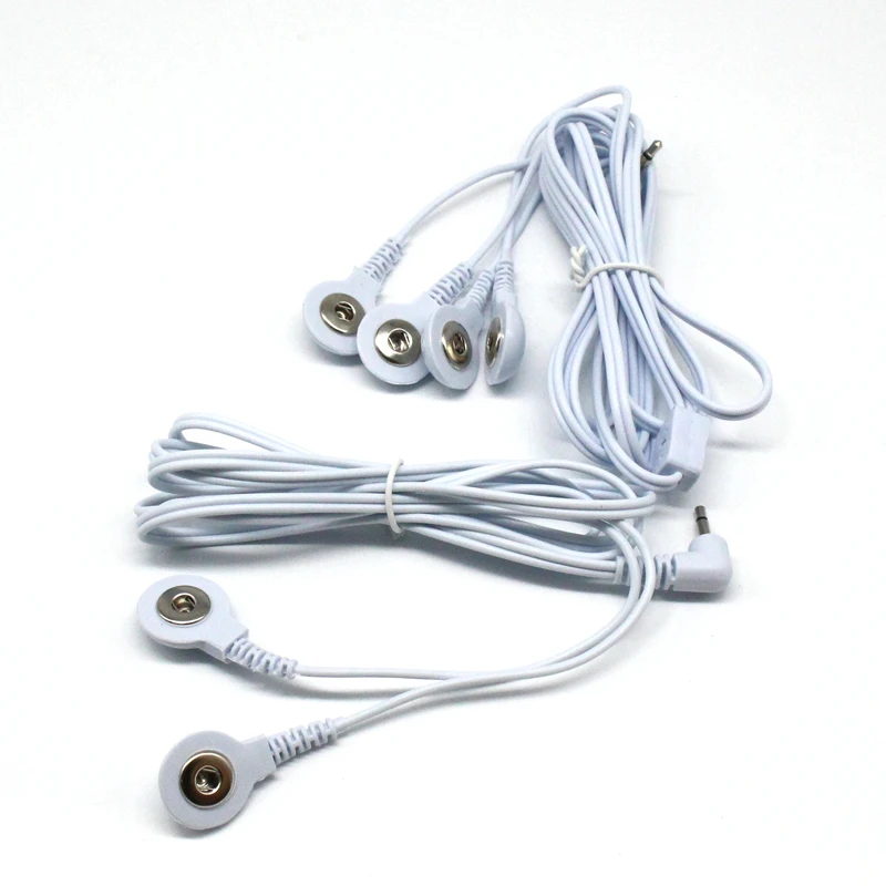DC 2.5mm Plug Electrode Lead Wires Connecting Cables with 2 or 4 Buttons for Digital TENS Therapy Machine Massager 2-way 4-way
DC 2.5mm Plug Electrode Lead Wires Connecting Cables with 2 or 4 Buttons for Digital TENS Therapy Machine Massager 2-way 4-way