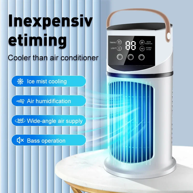 Portable spray Desktop Air Cooler USB Mini Air Conditioner Multifunctional Timed Air Cooling Fan Home Office Air Cooler
Portable spray Desktop Air Cooler USB Mini Air Conditioner Multifunctional Timed Air Cooling Fan Home Office Air Cooler