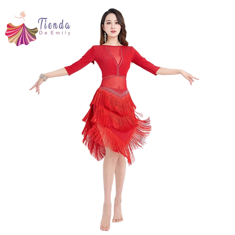 Women Flapper Skirt Sequined Fringe 1920s Gatsby Party Cocktail Costume Long Sleeve 2 Piece Set Latin Salsa Ballroom Dancing
Women Flapper Skirt Sequined Fringe 1920s Gatsby Party Cocktail Costume Long Sleeve 2 Piece Set Latin Salsa Ballroom Dancing