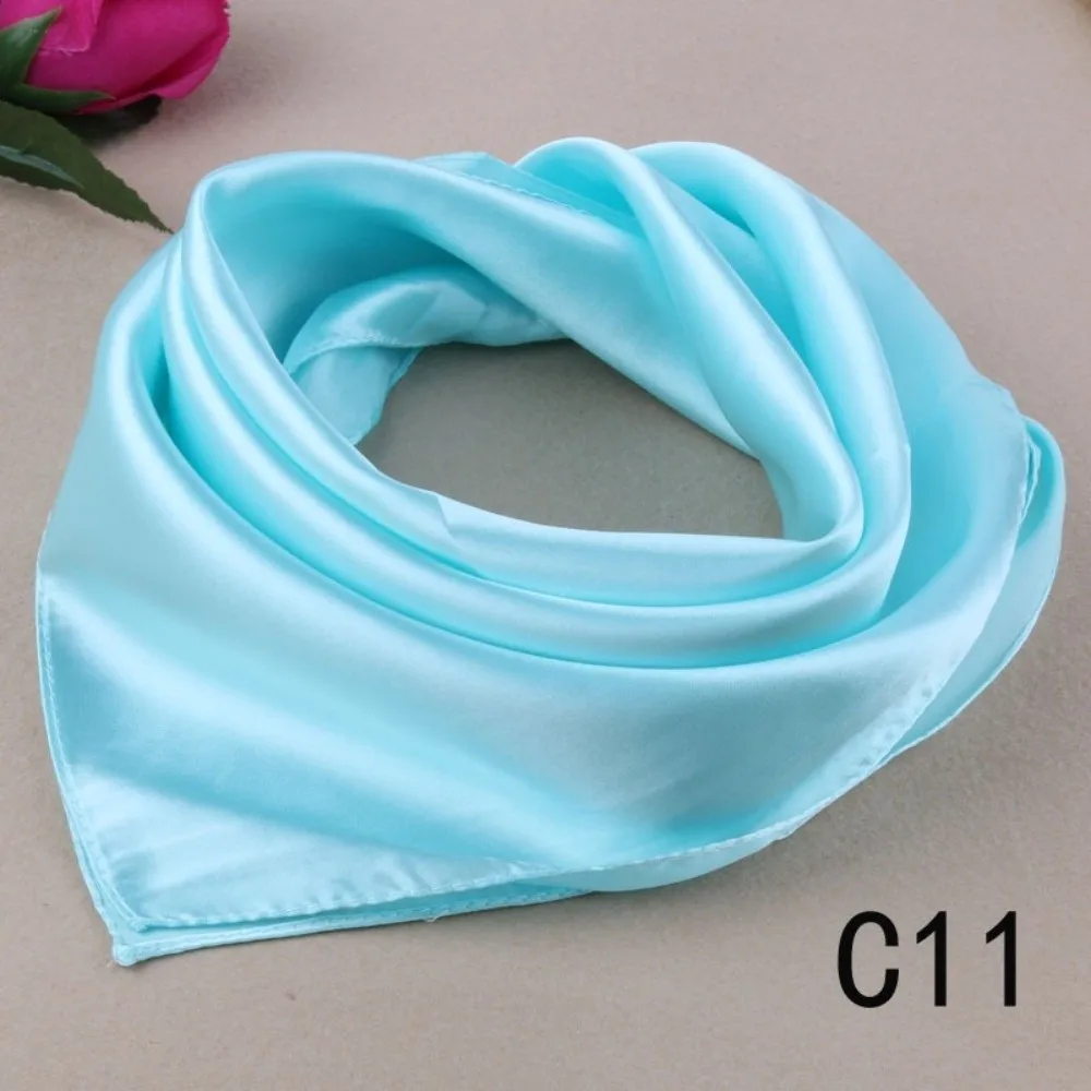 Fashion 60*60cm Silk Scarf Solid Color Elegant Neck Wrap Imitation Silk Bandana Neckerchief Women
Fashion 60*60cm Silk Scarf Solid Color Elegant Neck Wrap Imitation Silk Bandana Neckerchief Women