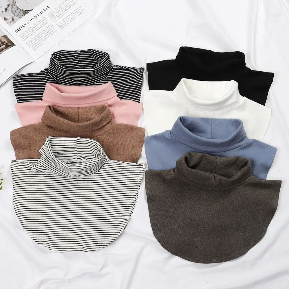 Women Turtleneck Cotton Detachable Fake Collar Autumn Winter Warm Windproof Scarf Ribbed Solid Color Collar Clothes Accessories
Women Turtleneck Cotton Detachable Fake Collar Autumn Winter Warm Windproof Scarf Ribbed Solid Color Collar Clothes Accessories