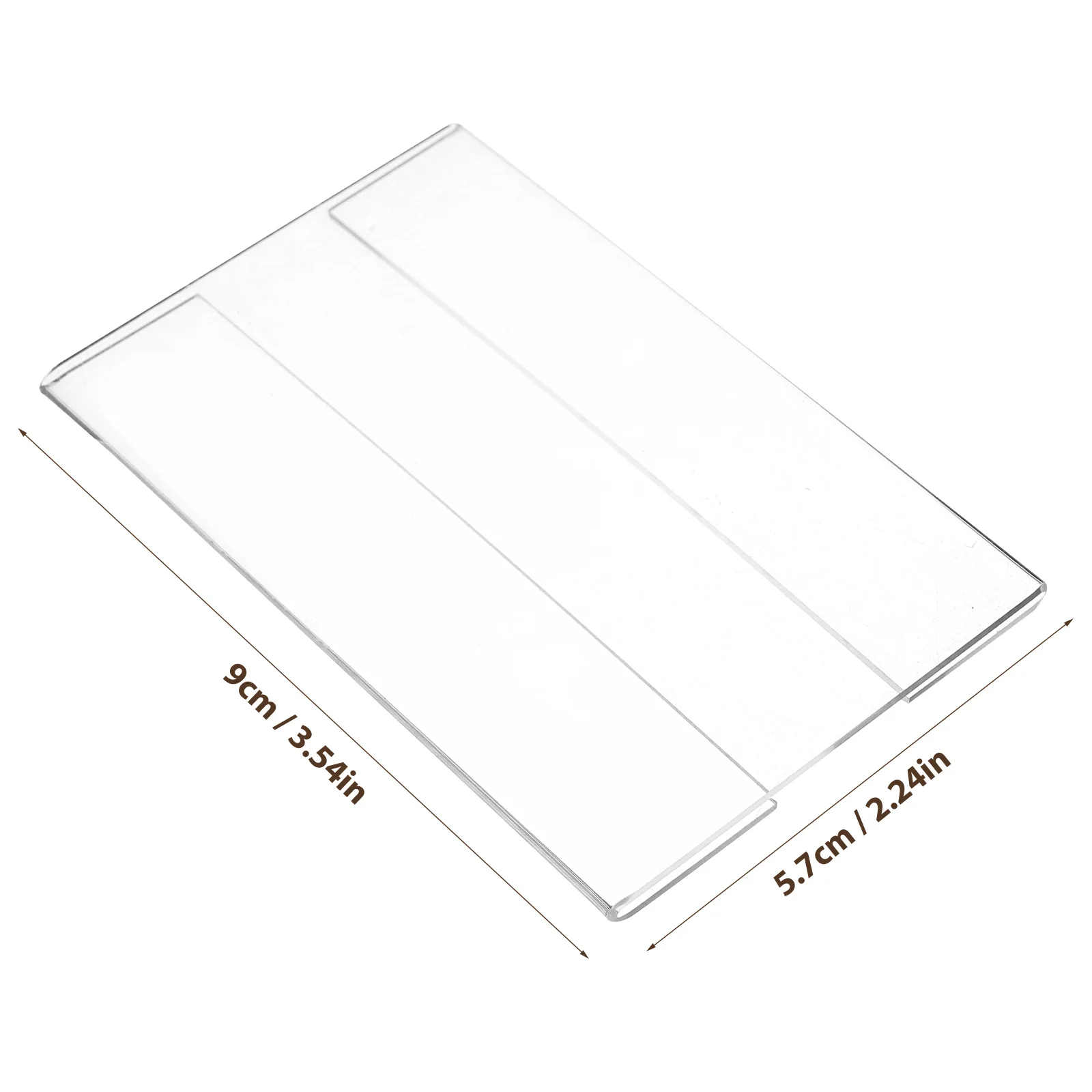 20Pcs Clear Acrylic WallMounted Price Tag 6x4cm Versatile Usage For Retail Stores Supermarkets And Exhibition Label Holders
20Pcs Clear Acrylic WallMounted Price Tag 6x4cm Versatile Usage For Retail Stores Supermarkets And Exhibition Label Holders