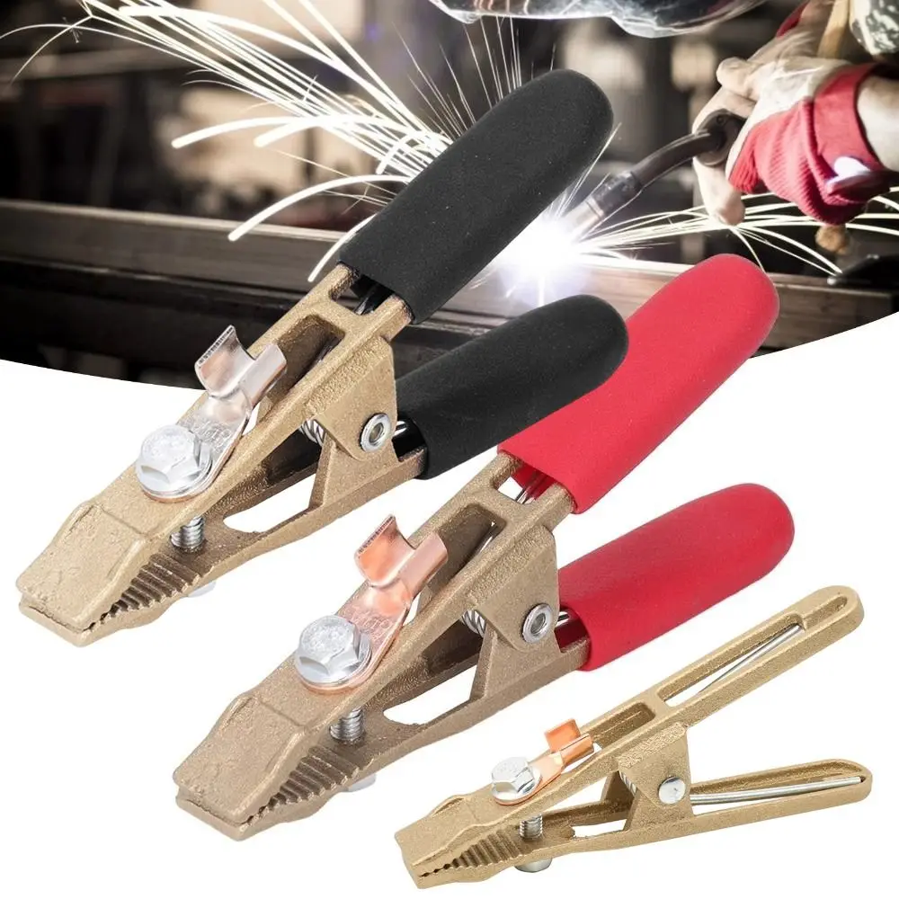 260A Earth Cable Clamp Brass A Shape Welding Ground Clamp with Protective Cover Safety Electric Argon Arc Welding Pliers
260A Earth Cable Clamp Brass A Shape Welding Ground Clamp with Protective Cover Safety Electric Argon Arc Welding Pliers