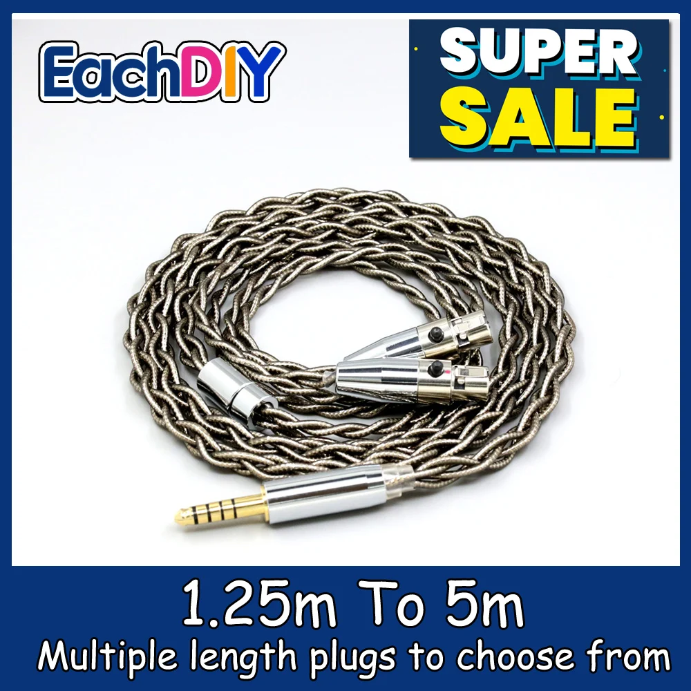 99% Pure Silver Palladium + Graphene Gold Earphone Shield Cable For Audeze LCD-24 Open Back Planar Magnetic headphone LN008221 
99% Pure Silver Palladium + Graphene Gold Earphone Shield Cable For Audeze LCD-24 Open Back Planar Magnetic headphone LN008221