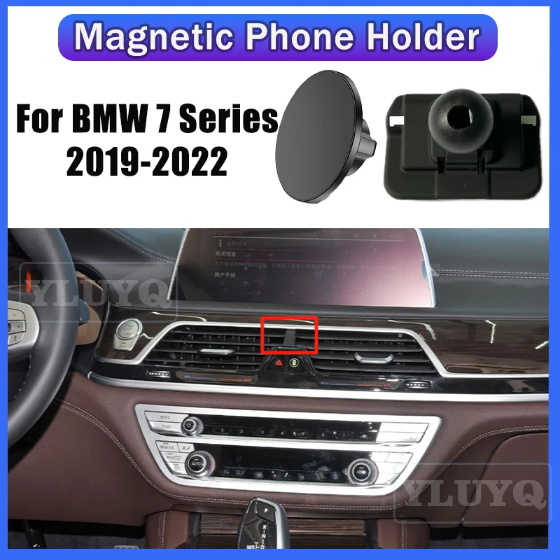For BMW 7 Series 730i 740i G11 2016 2017-2022 Car magnetic phone holder Gravity navigation stand 360° rotatable Car accessories
For BMW 7 Series 730i 740i G11 2016 2017-2022 Car magnetic phone holder Gravity navigation stand 360° rotatable Car accessories