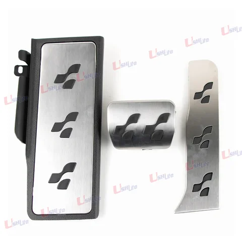 for Volkswagen VW Passat B6 B7l CC R32 R36 Car Automatic Metal Pedal Stainless Steel Fuel Brake Footrest Pedal Cover Assessoires