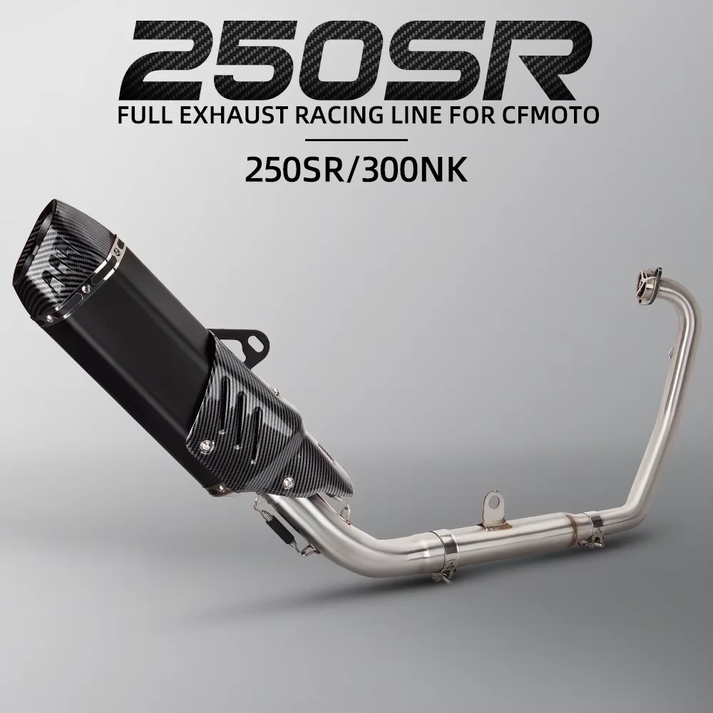 For CFmoto 300NK NK300 NK300SR 300SS NK250 250SR Motorcycle Full Systems Exhaust Escape Moto Front Middle Link Pipe
For CFmoto 300NK NK300 NK300SR 300SS NK250 250SR Motorcycle Full Systems Exhaust Escape Moto Front Middle Link Pipe