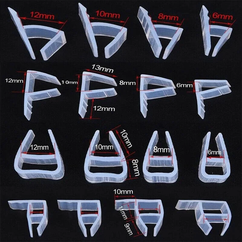 2M Waterproof Shower Door Seal Strip (6-12mm) - Universal H/F/U Type Bath Screen Gap Sealer for Glass Door Home Renovation
2M Waterproof Shower Door Seal Strip (6-12mm) - Universal H/F/U Type Bath Screen Gap Sealer for Glass Door Home Renovation