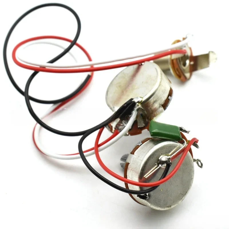 PB Bass Wiring Harness Prewired Kit for Precision Bass Guitar 250K Big Pots 1 Volume 1 Tone Jack
PB Bass Wiring Harness Prewired Kit for Precision Bass Guitar 250K Big Pots 1 Volume 1 Tone Jack