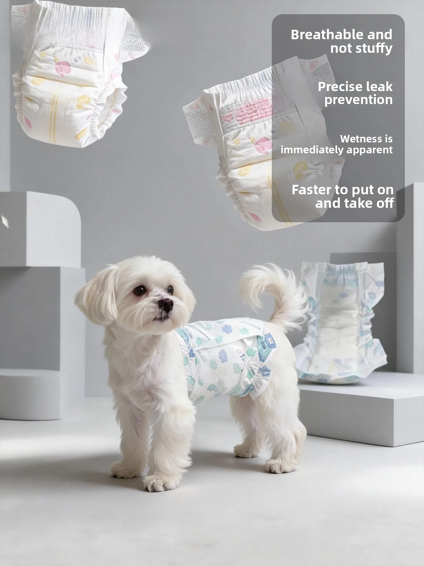 Одноразовые подгузники для животных DORIFFO, впитывающие трусики для собак, менструальные прокладки, непротекаемые, с высоким содержанием высокомолекулярного абсорбента для собак
Одноразовые подгузники для животных DORIFFO, впитывающие трусики для собак, менструальные прокладки, непротекаемые, с высоким содержанием высокомолекулярного абсорбента для собак