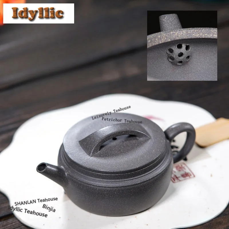 200ml Retro Yixing Purple Clay Teapot Handmade Large Caliber Pot Raw Ore Livid Section Mud Tea Maker Kettle Chinese Zisha Teaset
200ml Retro Yixing Purple Clay Teapot Handmade Large Caliber Pot Raw Ore Livid Section Mud Tea Maker Kettle Chinese Zisha Teaset