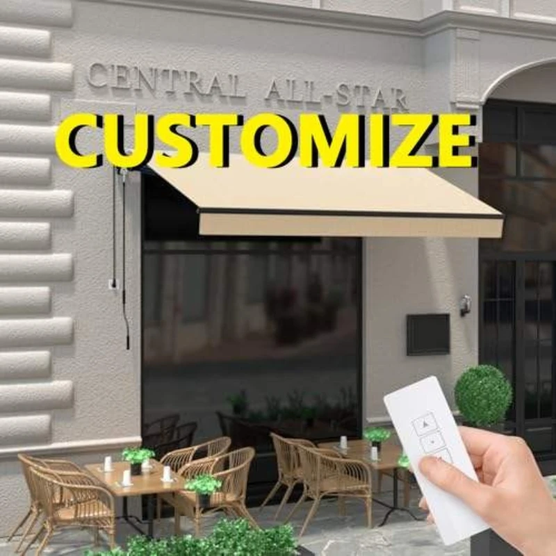 Any Size Custom Heavy Duty Aluminum Retractable Awning Windproof Waterproof Garden Balcony Patio Outdoor Durable Weather Resista
Any Size Custom Heavy Duty Aluminum Retractable Awning Windproof Waterproof Garden Balcony Patio Outdoor Durable Weather Resista