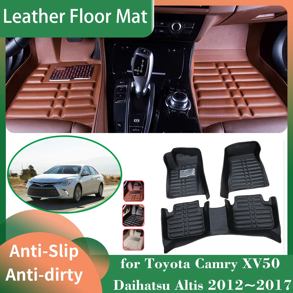 Автомобильный кожаный напольный коврик для Toyota Camry XV50 Daihatsu Altis 2012 ~ 2017 2013 2014 2015 2016 футов внутренняя подкладка водонепроницаемый коврик аксессуары на заказ
Автомобильный кожаный напольный коврик для Toyota Camry XV50 Daihatsu Altis 2012 ~ 2017 2013 2014 2015 2016 футов внутренняя подкладка водонепроницаемый коврик аксессуары на заказ