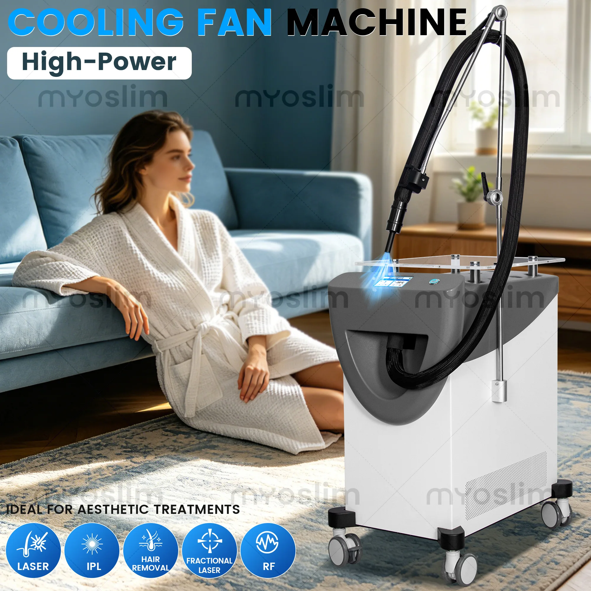 Air Cooled Skin Cooling System Low Temperature Machine for Tattoo Removal Skin Pain Relief Beauty Salon Equipment Device
Air Cooled Skin Cooling System Low Temperature Machine for Tattoo Removal Skin Pain Relief Beauty Salon Equipment Device