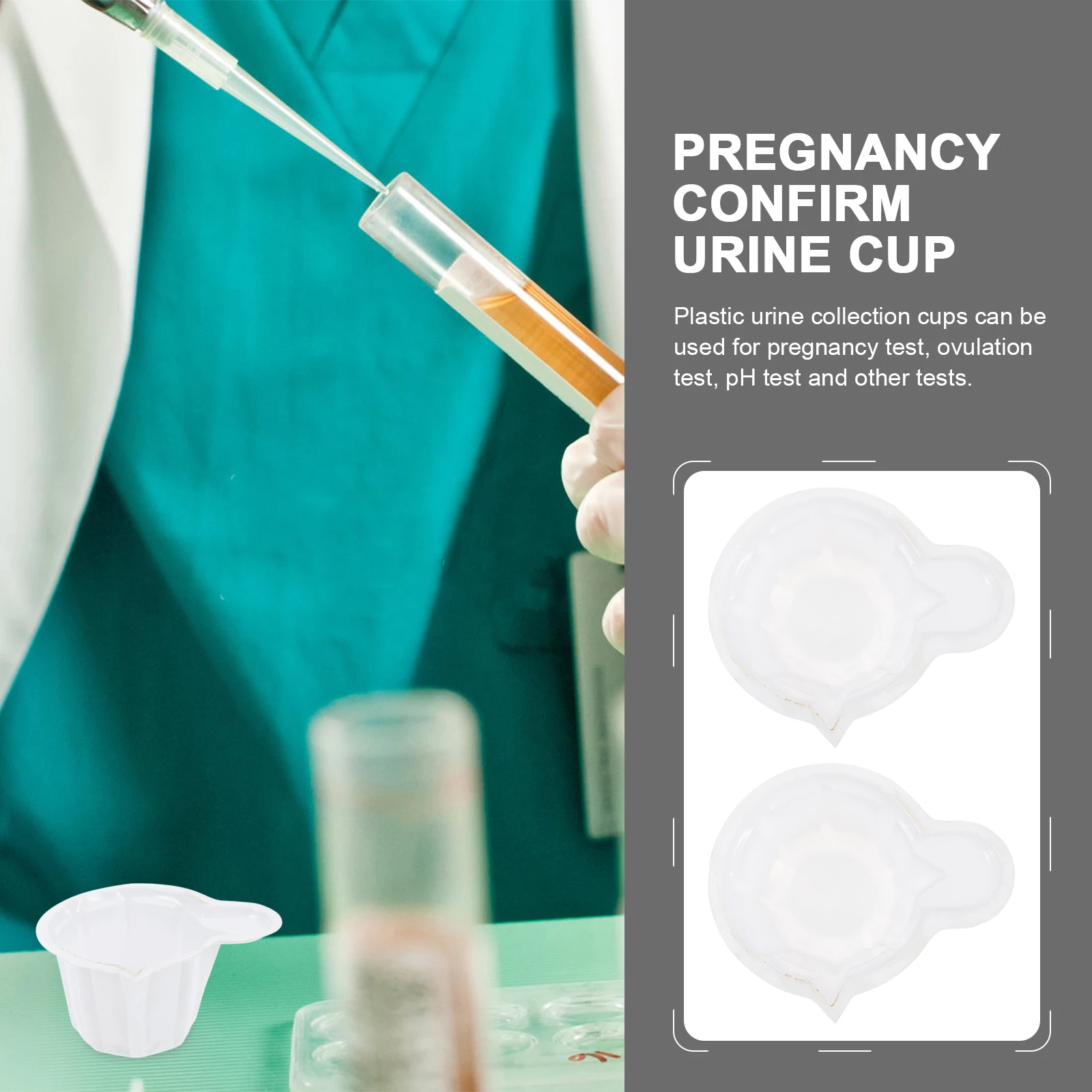 1000 Pcs Milky White Urine Cup Affordable Cups Specimen Container Sample Lightweight Sampling Plastic Transparent
1000 Pcs Milky White Urine Cup Affordable Cups Specimen Container Sample Lightweight Sampling Plastic Transparent