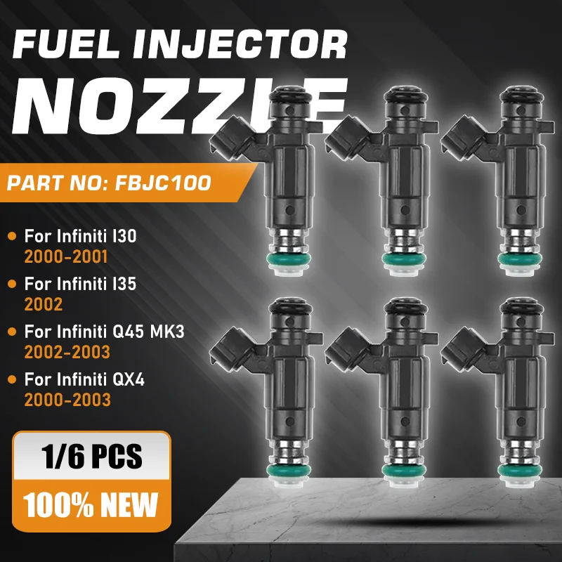 FBJC100 For Infiniti I30 2000-2001 Infiniti I35 2002 Infiniti Q45 2002-2003 Infiniti QX4 2000-2003 Fuel Injectors Nozzle FIJ0020
FBJC100 For Infiniti I30 2000-2001 Infiniti I35 2002 Infiniti Q45 2002-2003 Infiniti QX4 2000-2003 Fuel Injectors Nozzle FIJ0020