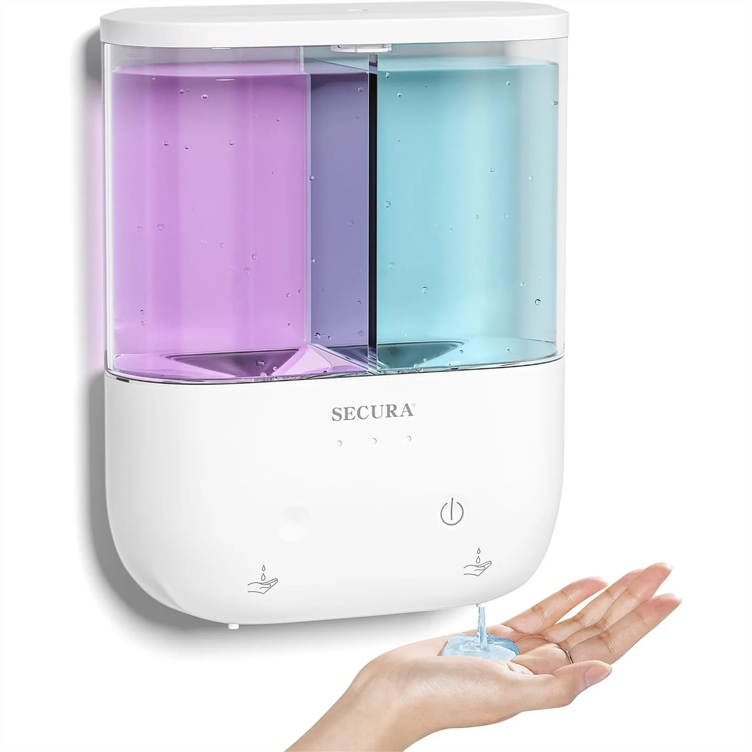 Touchless Dual Automatic Soap Dispenser – Rechargeable 2 x 17 fl oz Chambers for Hand Soap & Dish Soap, Wall Mounted for
Touchless Dual Automatic Soap Dispenser – Rechargeable 2 x 17 fl oz Chambers for Hand Soap & Dish Soap, Wall Mounted for