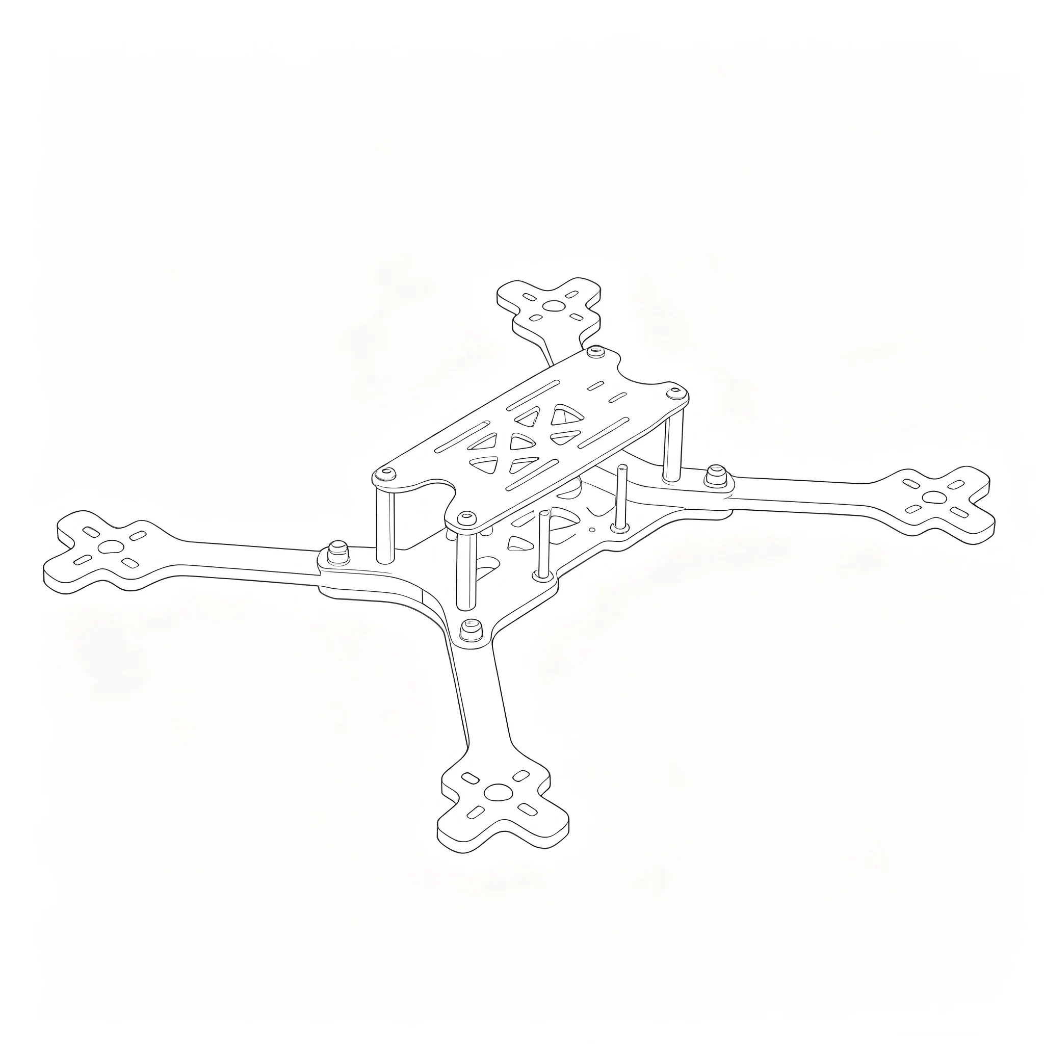 Комплект рамы для FPV-дрона SkyEye Zero Two с открытым исходным кодом, карбоновое волокно, 5/6 дюймов, для гоночного FPV-дрона O3, квадрокоптера, фристайла
Комплект рамы для FPV-дрона SkyEye Zero Two с открытым исходным кодом, карбоновое волокно, 5/6 дюймов, для гоночного FPV-дрона O3, квадрокоптера, фристайла