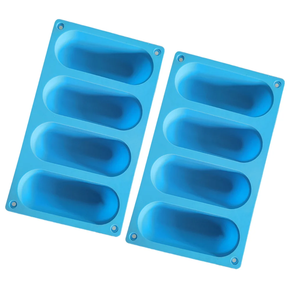 2PCS Pan Silicone Molds for Homemade Buns Sausage Bread Making Mold Silicone Sausage Mold Non Stick Blue
2PCS Pan Silicone Molds for Homemade Buns Sausage Bread Making Mold Silicone Sausage Mold Non Stick Blue