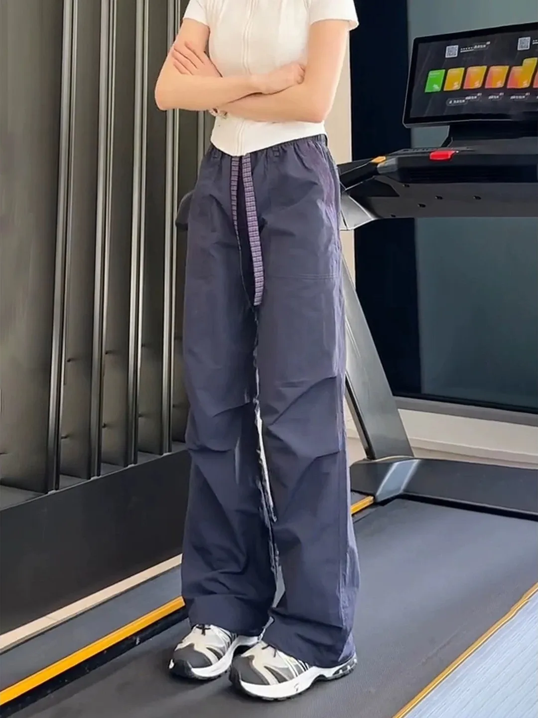Purple Dopaamine Drawstring Work Trousers Men Women Summer Thin Sport Paratrooper Assault Pants Cleanfit Straight Leg Casual ...
Purple Dopaamine Drawstring Work Trousers Men Women Summer Thin Sport Paratrooper Assault Pants Cleanfit Straight Leg Casual ...