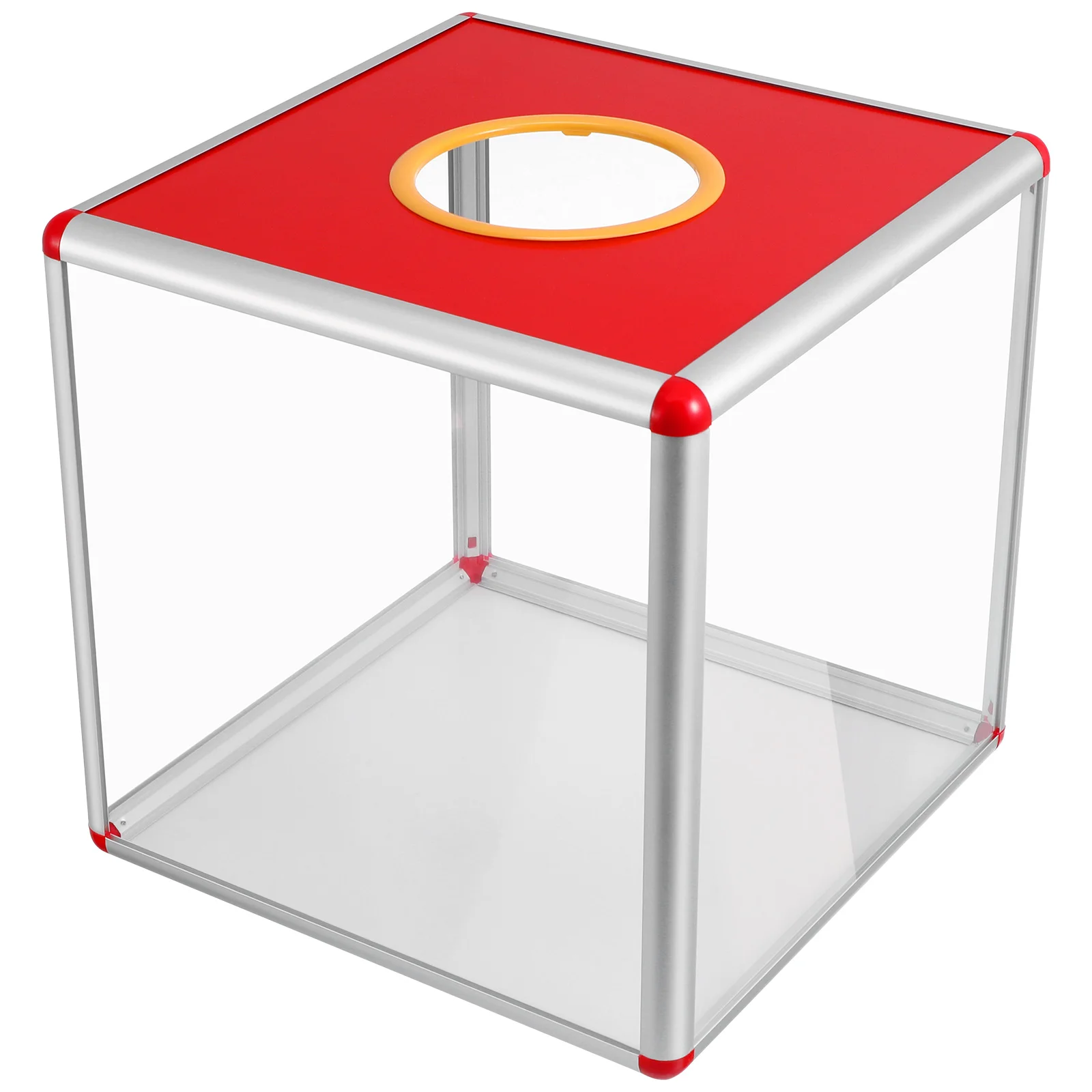 Lottery Box Square Container Voting Storage Case Ticket Holders Aluminum Alloy Office
Lottery Box Square Container Voting Storage Case Ticket Holders Aluminum Alloy Office