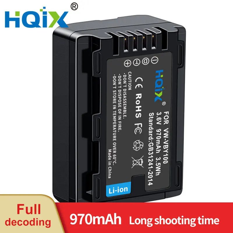 HQIX for Panasoinc HC-V130 HC-V100 HC-V110GK-K Camera VW-VBY100 Battery Charger
HQIX for Panasoinc HC-V130 HC-V100 HC-V110GK-K Camera VW-VBY100 Battery Charger