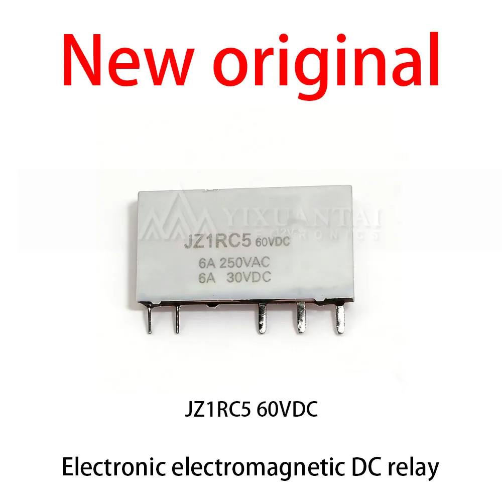 10 Pcs/Lot New original JZ1RC5 60VDC Convert electronic electromagnetic DC relay
10 Pcs/Lot New original JZ1RC5 60VDC Convert electronic electromagnetic DC relay