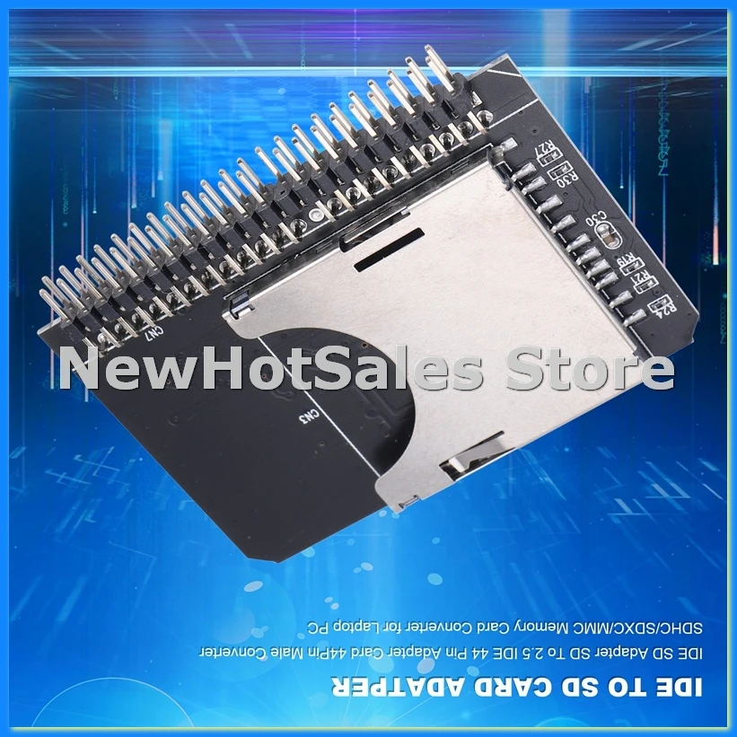 IDE SD-адаптер SD на 2,5 IDE 44-контактный адаптер-адаптер 44-контактный разъем SDHC/SDXC/MMC Конвертер карты памяти для ноутбука PC-AT48
IDE SD-адаптер SD на 2,5 IDE 44-контактный адаптер-адаптер 44-контактный разъем SDHC/SDXC/MMC Конвертер карты памяти для ноутбука PC-AT48
