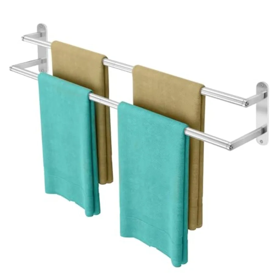 Double Towel Bar, Towel Rack for Bathroom, Wall Mount Bathroom Towel Holder, Staless Steel Bathroom Towel Rack, Double Towel Ha
Double Towel Bar, Towel Rack for Bathroom, Wall Mount Bathroom Towel Holder, Staless Steel Bathroom Towel Rack, Double Towel Ha