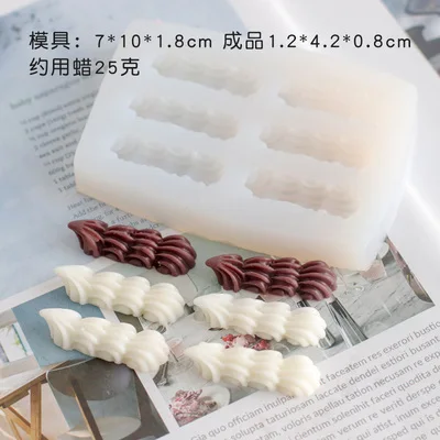 PRZY Cream Bars Cake Decoration Silicone Fondant Mold Silicone Cake Mold Soap Molds Candle Gypsum Chocolate Moulds
PRZY Cream Bars Cake Decoration Silicone Fondant Mold Silicone Cake Mold Soap Molds Candle Gypsum Chocolate Moulds