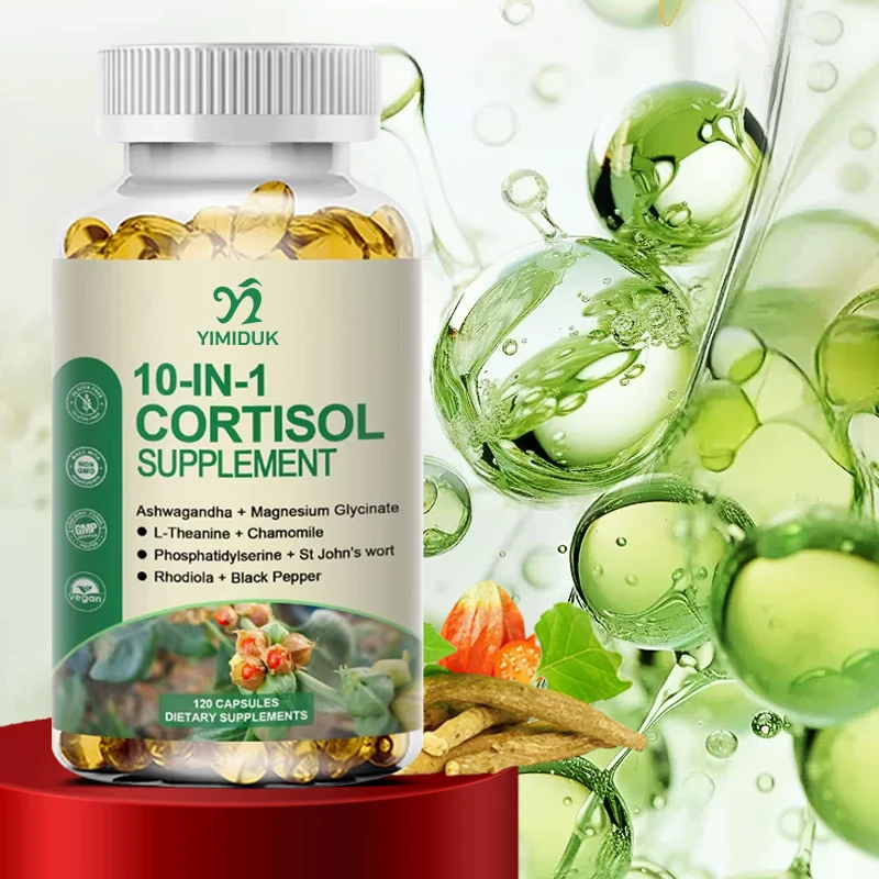 Cortisol Health Capsules– Stress Relief, Balanced Cortisol Response, Relaxation & Deep Sleep, Ashwagandha, L-Theanine – Non-GMO
Cortisol Health Capsules– Stress Relief, Balanced Cortisol Response, Relaxation & Deep Sleep, Ashwagandha, L-Theanine – Non-GMO