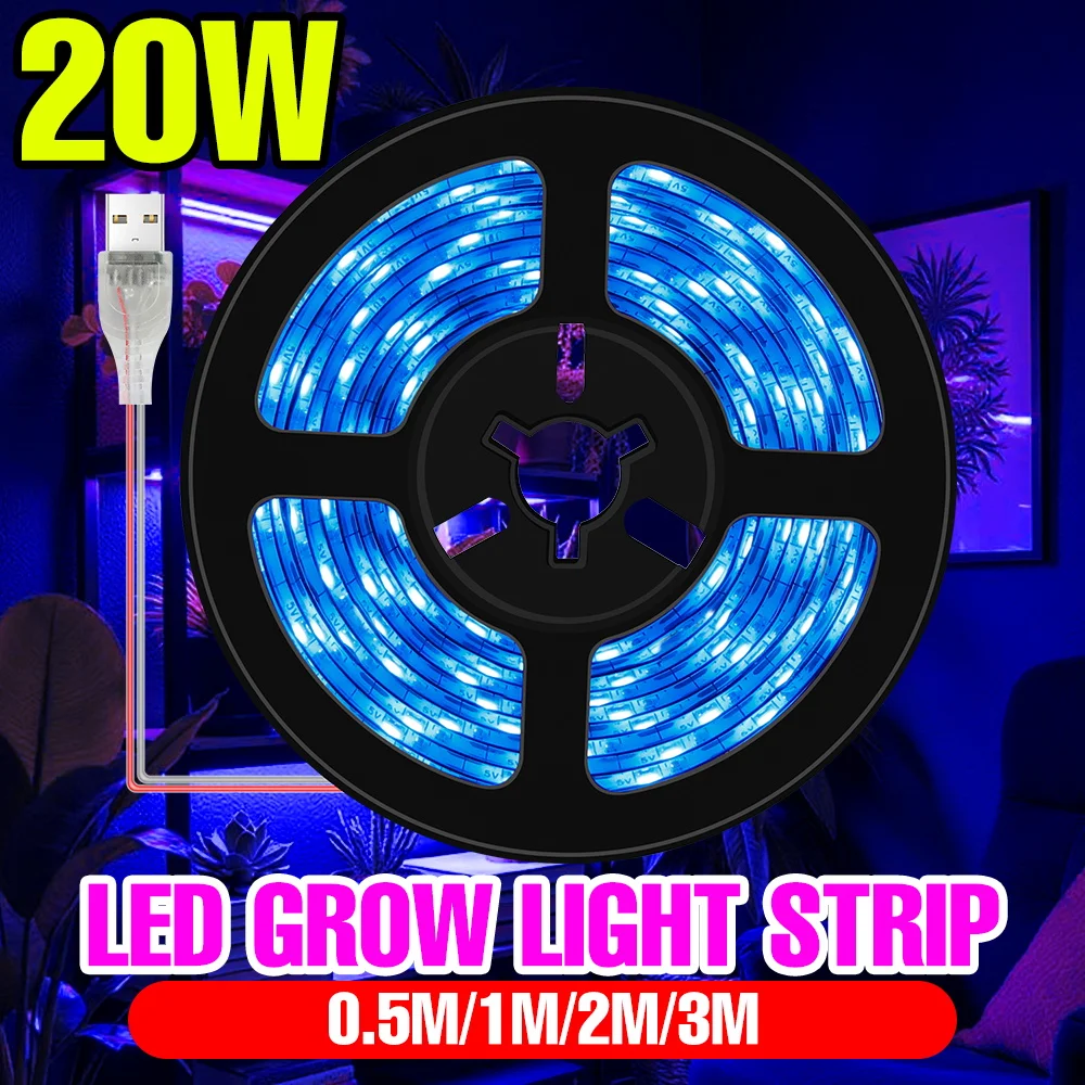 USB-светодиодная лента для выращивания растений полного спектра, водонепроницаемая, DC5V, для гроубоксов, цветов, горшечных растений, гидропоники, дополнительное освещение
USB-светодиодная лента для выращивания растений полного спектра, водонепроницаемая, DC5V, для гроубоксов, цветов, горшечных растений, гидропоники, дополнительное освещение