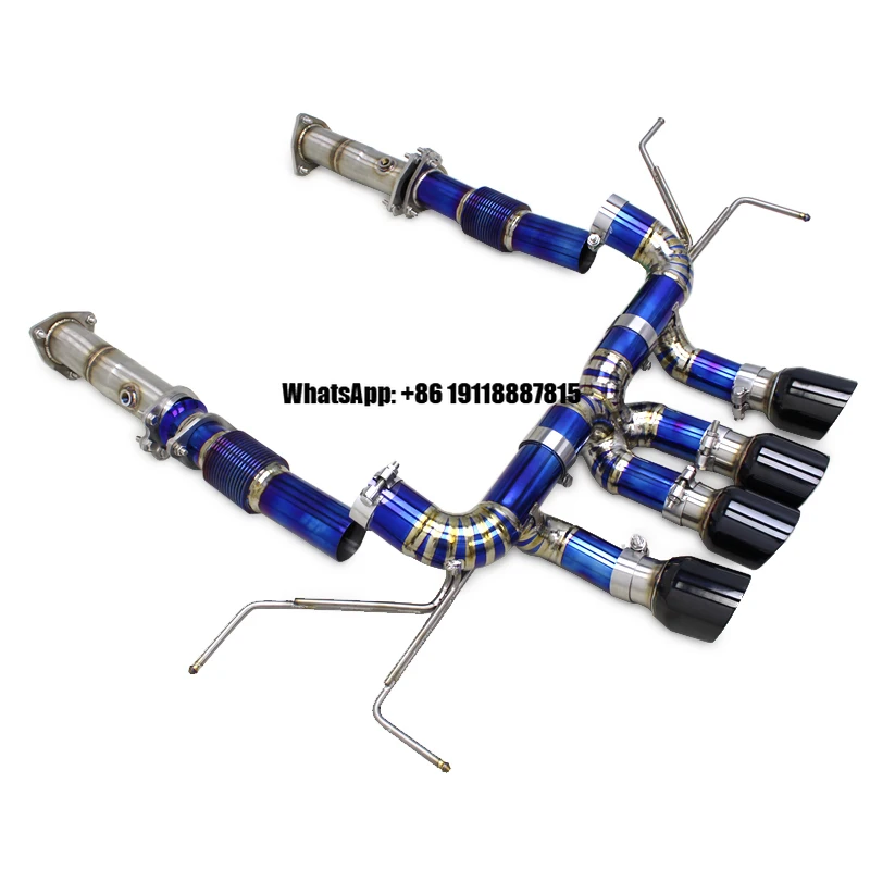 YK 3inch Full Exhaust for Chevrolet Corvette C8 Z06 2019-2025 Titanium Straight Muffler Active X Pipe Sound Exhaust
YK 3inch Full Exhaust for Chevrolet Corvette C8 Z06 2019-2025 Titanium Straight Muffler Active X Pipe Sound Exhaust