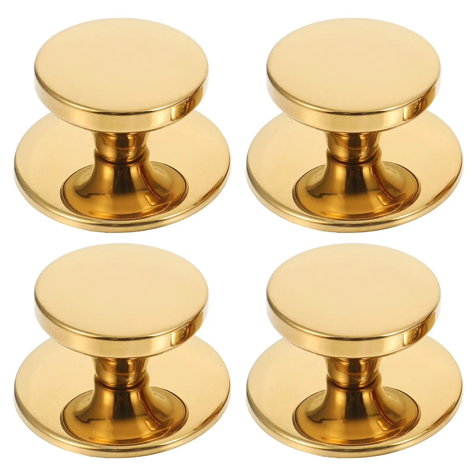 4 Pcs Pot Lid Knobs Stainless Steel Replacement Handles Comfortable Touch Wear-resistant Easy Clean Kitchen Gadgets
4 Pcs Pot Lid Knobs Stainless Steel Replacement Handles Comfortable Touch Wear-resistant Easy Clean Kitchen Gadgets