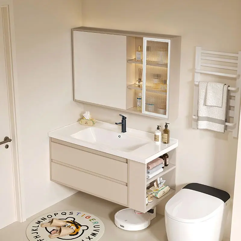 Shelf Organizer Bathroom Cabinet Wash Light Mirror Sink Bathroom Cabinet Modern Wall Articulos Para El Hogar Home Accessories 
Shelf Organizer Bathroom Cabinet Wash Light Mirror Sink Bathroom Cabinet Modern Wall Articulos Para El Hogar Home Accessories