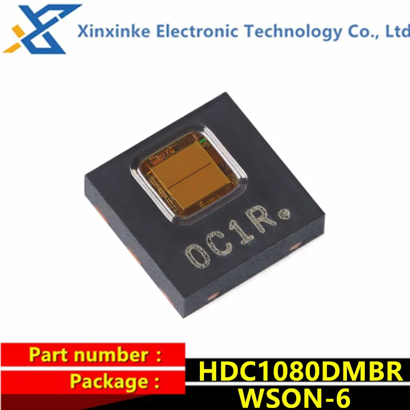 5PCS HDC1080DMBR WSON-6 Board Mount Humidity Sensors & Plusmn 2% Low-power Digital Humidity And Temperature Sensor
5PCS HDC1080DMBR WSON-6 Board Mount Humidity Sensors & Plusmn 2% Low-power Digital Humidity And Temperature Sensor