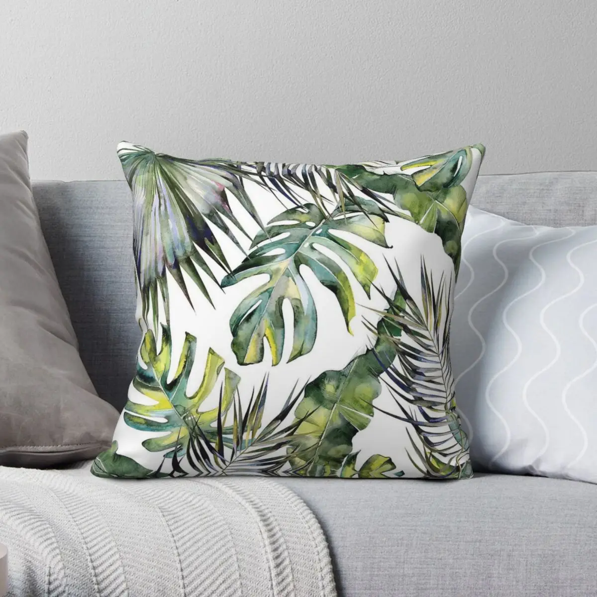 Тропический сад квадратная наволочка полиэстер льняная бархатная креативная декоративная постельная Наволочка на молнии
Тропический сад квадратная наволочка полиэстер льняная бархатная креативная декоративная постельная Наволочка на молнии