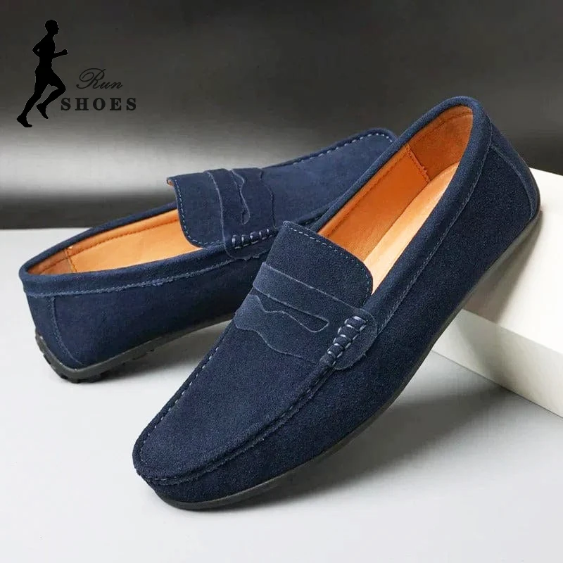 Мужская повседневная обувь, осень 2023, замшевые лоферы, классическая мужская обувь, легкая мягкая подошва без шнуровки на плоской подошве для вождения, размер 37-46 
Мужская повседневная обувь, осень 2023, замшевые лоферы, классическая мужская обувь, легкая мягкая подошва без шнуровки на плоской подошве для вождения, размер 37-46