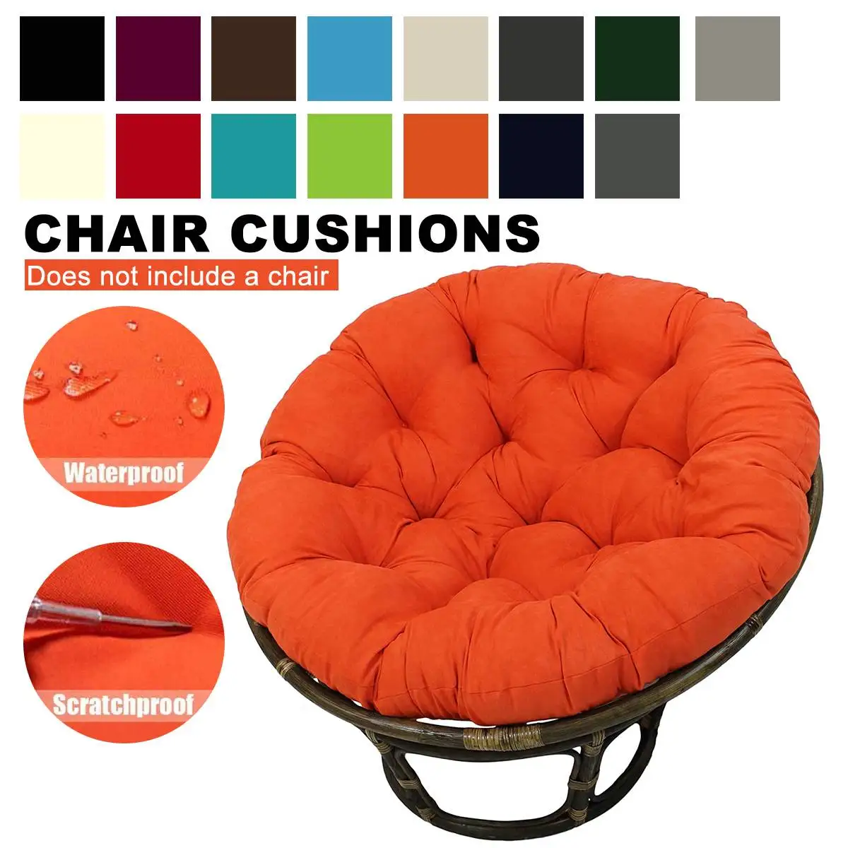 52inch Round Seat Cushion Decorative Breathable Anti-slip Comfortable High Stretchy Chair Cushion Pad for Office
52inch Round Seat Cushion Decorative Breathable Anti-slip Comfortable High Stretchy Chair Cushion Pad for Office