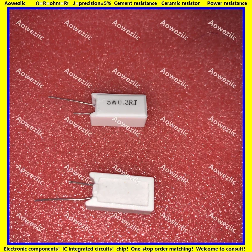 10Pcs RX27-5 Vertical Cement Resistance 5W 0.3 ohm 0.3R 0.3RJ 5WR3J 5W0R3J 5W R3J Ceramic Resistance precision 5%
10Pcs RX27-5 Vertical Cement Resistance 5W 0.3 ohm 0.3R 0.3RJ 5WR3J 5W0R3J 5W R3J Ceramic Resistance precision 5%
