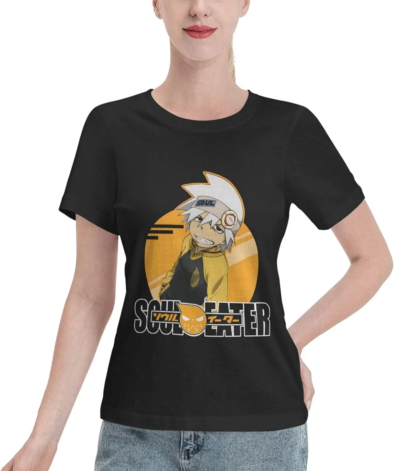Anime T Shirt Womens Summer Cotton Tee Round Neck Tops Casual Short Sleeve Shirts
Anime T Shirt Womens Summer Cotton Tee Round Neck Tops Casual Short Sleeve Shirts