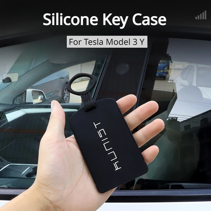 Key Case for Tesla Model 3 Y Silicone Key Card Holder Protector Cover Card Holder Car Interior Decoration Accessories 2017-2023
Key Case for Tesla Model 3 Y Silicone Key Card Holder Protector Cover Card Holder Car Interior Decoration Accessories 2017-2023