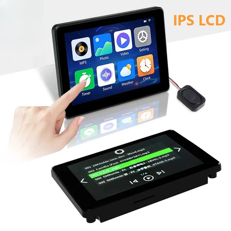 LCD With Speaker ESP32-S3 3.5 inch LCD 480x320 IPS Display Capacitive TouchScreen Tablet /MP3 Video / Clock LVGL
LCD With Speaker ESP32-S3 3.5 inch LCD 480x320 IPS Display Capacitive TouchScreen Tablet /MP3 Video / Clock LVGL