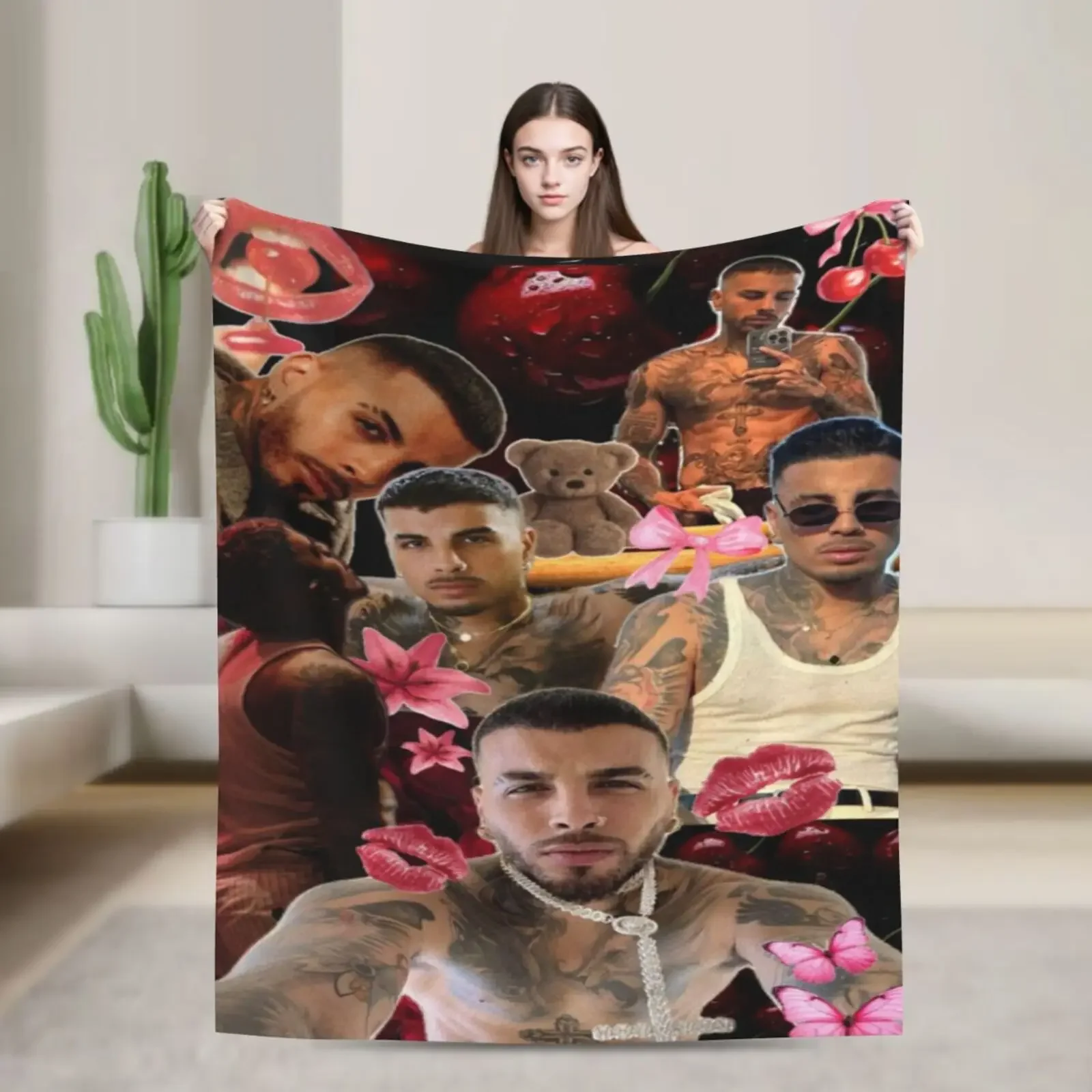 Rauw Alejandro Inspired Flannel Throw Blanket Lightweight Cozy Blanket for Couch Bed Living Room Perfect for Naps Dorms
Rauw Alejandro Inspired Flannel Throw Blanket Lightweight Cozy Blanket for Couch Bed Living Room Perfect for Naps Dorms